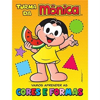 Turma Da Mônica: Vamos Aprender As Cores E Formas - 1