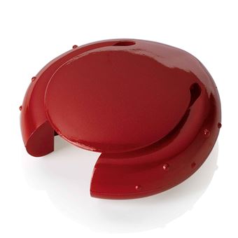 Cortador Cápsula Vinho BOJ LUX com 3 Lâminas | Tinta Metálica | Vermelho Cereja - 1