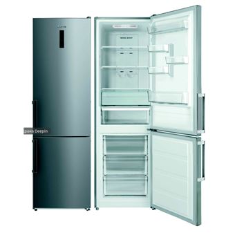 Frigorífico Combinado Edesa EFC-1832 NF EX/A | 188x59,5x63 cm | 310 L | E | Aço inoxidável - 1