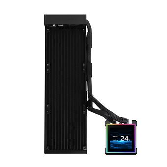 Kit de Arrefecimento Líquido Lian Li HydroShift II LCD-S 360 Fanless | Preto - 1