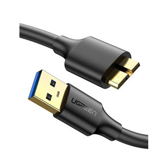 Cabo USB ugreen 10841 1 m usb 3.2 gen 1 (3.1 gen 1) usb a micro-usb b preto - 1