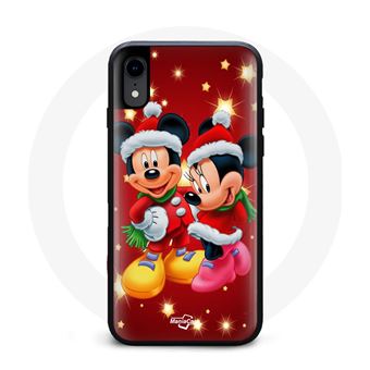 Capa Maniacase para Iphone XS Mickey Mouse eminnie Mouse O Dia de Natal - 1