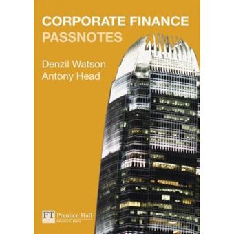 Corporate Finance Passnotes - 1