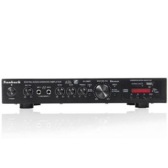 Amplificador HI-FI c/ USB / SD / BT / FM 5 Canais Sunbuck | 2x 200W + 3x50W - 1
