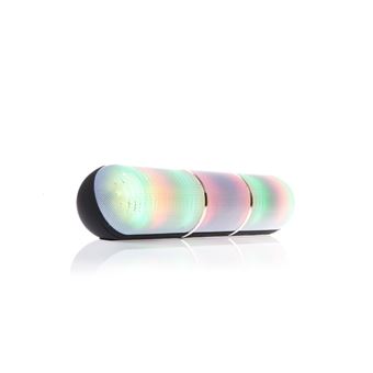 Coluna Bluetooth DAM com Luzes Coloridas - Preto - 1