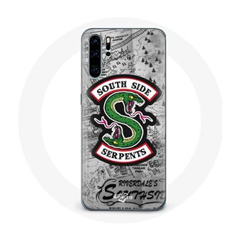 Capa Maniacase para Huawei P30 Pro Riverdale South Side Cobras Logotipo - 1