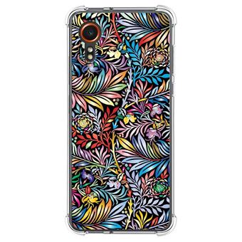 Capa de silicone anti-choque TUMUNDOSMARTPHONE para Samsung Galaxy Xcover 7 5G design Flores 04 desenhos - 1