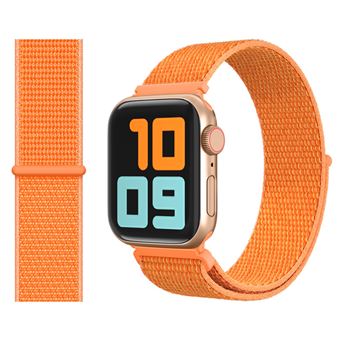 Bracelete de Nylon HSMY Simples para Apple Watch Series 6/ SE/ 5/ 4 | 44 mm - Laranja - 1