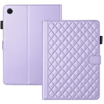 Capa FLOODKING para Samsung Galaxy Tab A9 | Tipo Livro | Acolchoada com Suporte | Fecho Magnético | Roxo - 1