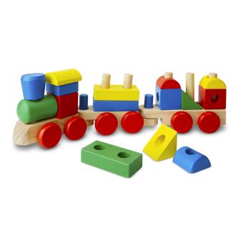 Brinquedo educativo Melissa & Doug Stacking Train Toddler Toy - 1