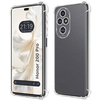 Capa de silicone TUMUNDOSMARTPHONE Anti-Choque Transparente para Honor 200 Pro 5G - 1