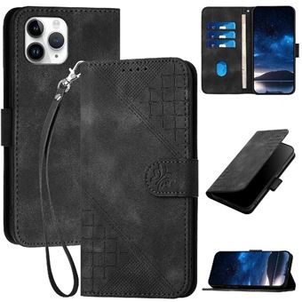 Capa Livro ZURSANA para iPhone 11 Pro | Couro PU Premium Magnético | Porta-cartões | Suporte | Preto - 1