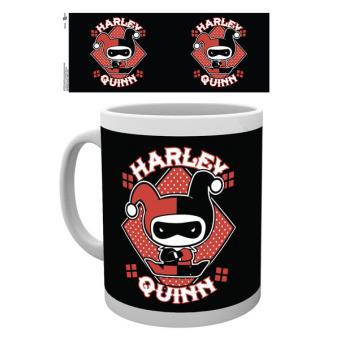 Caneca de Cerâmica GB Eye DC Comics Justice League Harley Quinn Chibi