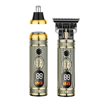 Aparador/Corta Cabelo e Barba Elétrico 3 em 1 Klack | Recarregável USB-C | Tela Digital - 1