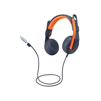 Auscultadores Logitech Zone Learn | Azul, Laranja - 1