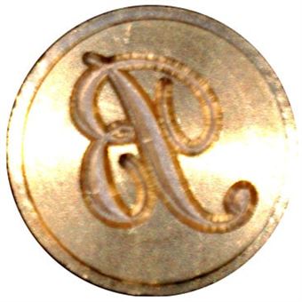 Sinete Torrejano Letra B com Cabo de Madeira Pasi100500/B - 1