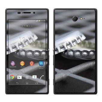 Adesivo Royalsticker Para Sony Xperia M2 (Sticker : Bottle Caps) - 1