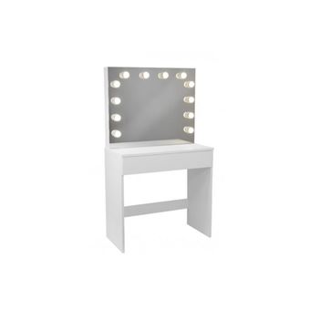 Toucador com espelho Ambihome BELA | Branco | C80xP40xA141cm - 1