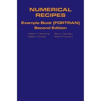Numerical Recipes in FORTRAN Example Book - The Art of Scientific Computing - Paperback - 1992 - 1