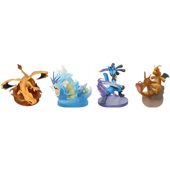 Figura Anime EZII pocket monster Charizard Gyarados Dragonite Greninja 17 Blue 4 em 1 - 1