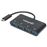 hub de interface Manhattan 162746 USB 3.0 (3.1 Gen 1) Type-C 5000Mbit/s Preto_0