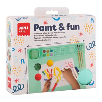 Tapete de Pintura Apli Kids | Silicone | Verde - 1