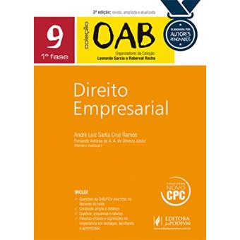 Direito Empresarial. 1ª Fase - Volume 9. Coleção OAB - 1