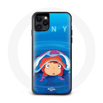 Capa Maniacase para Iphone 12 Pro Max Ponyo On The Cliff Peixe Vermelho Lisa Fujimoto Koichi Água - 1