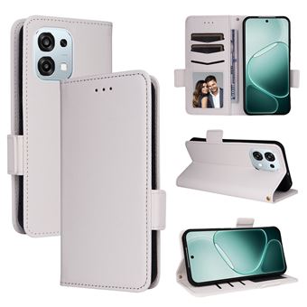 Capa FOXDOCK para OPPO A6 Pro | Prova de Choque | Magnética| TPU | Suporte para Cartão | Branco - 1