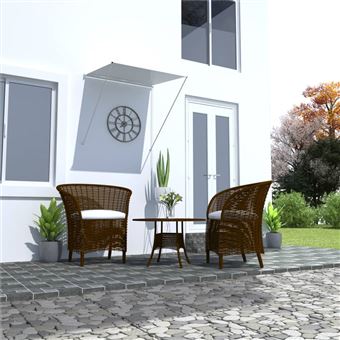 Toldo Retrátil vidaXL 100x150 cm creme - 1