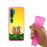 Capa Hapdey para Xiaomi Mi Note 10 - Note 10 Pro - CC9 Pro | Silicone Flexível em TPU | Design Amor selvagem, girafas africanas - Rosa_3