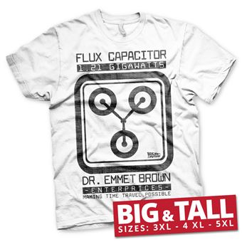 T-shirt Flux Capacitor | Branco | 3XL - 1