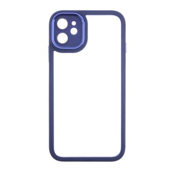 Capa skyhe para Apple iPhone 11 | Clear Chrome Reinforced Edges | Azul Escuro - 1
