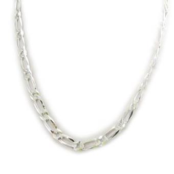 Les Trésors De Lily - Corrente de prata "Figaro 1"50 centímetros 7 mm - 1