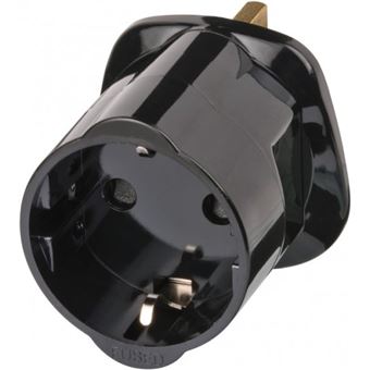 Adaptador de Energia Brennenstuhl Travel Adapter earthed/GB | Preto - 1
