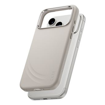 Capa para Telemóvel PanzerGlass CARE™ by PanzerGlass® Flow Case Vanilla w. MagSafe iPhone 17 Pro Max | Bege - 1