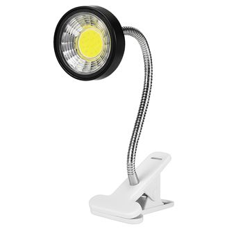 Candeeiro LED com Suporte para Secretária SANDA SD-5740B | Preto - 1