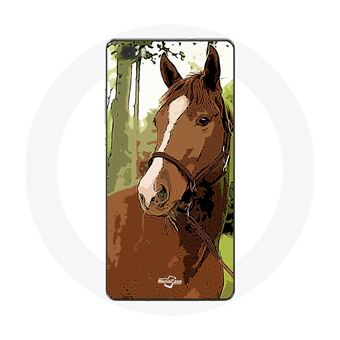 Capa Maniacase para Huawei P8 Quarto de Milha Castanho Raça de Cavalo - 1