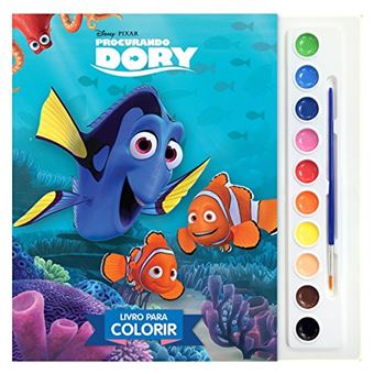 Procurando Dory - Livro Para Colorir - 1