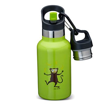 Garrafa Térmica Carl Oscar TEMPflask Kids | 0.35L -Verde/Macaco - 1