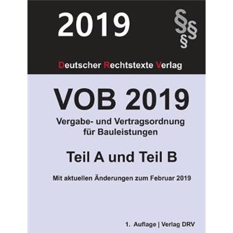 VOB 2019 Vergabe- Und Vertragsordnung Für Bauleistungen - Capa Mole ...