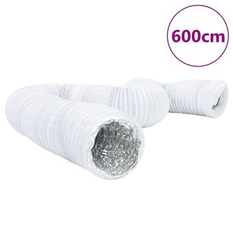 Conduta de ventilação vidaXL | 6 m Ø15 cm | alumínio e PVC - 1