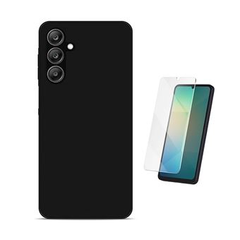 Kit Vidro Temperado Cleargorilasglass + Capa Proteção Silicone GIFT4ME para Samsung Galaxy A17 5G | Preto - 1