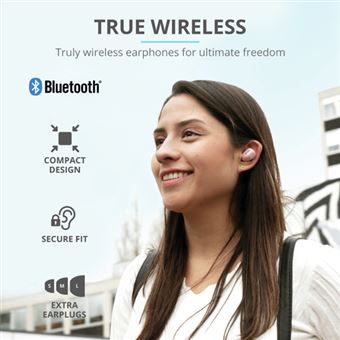 Auriculares trust bluetooth online 5.0 nika compact wireless