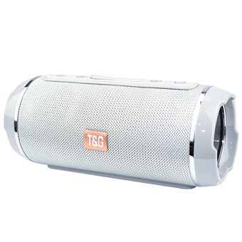 Coluna Wireless Portátil Estéreo sem Fio Bt Speakers Samphone Eletrônico Tg116C - Branco - 1