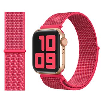 Bracelete de Nylon HSMY Simples para Apple Watch Series 6/ SE/ 5/ 4 | 40 mm - Rosa Escuro1 - 1