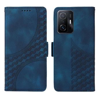 Capa FLOODKING para Xiaomi 11T/11T Pro | Design Acolchoado | Couro PU Premium | Azul - 1