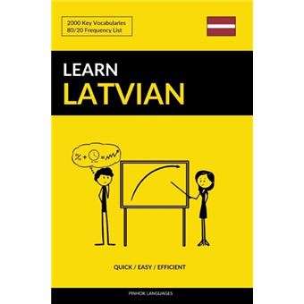 Learn Latvian  Quick  Easy  Efficient  2000 Key Vocabularies - 1