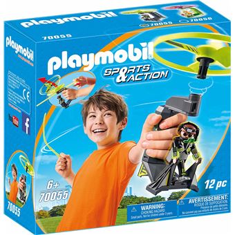 Conjunto de brinquedos Playmobil Sports & Action Top Agents Pull String Flyer Multi-Coloured - 1