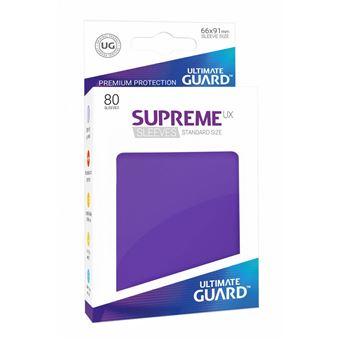 Jogo Ultimate Guard U.Guard Supreme UX Sleeves Standard Size Purple (80) - 1
